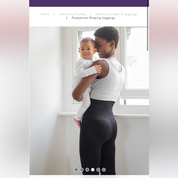 Seraphine postpartum shaping leggings size s nwt black - Picture 4 of 11
